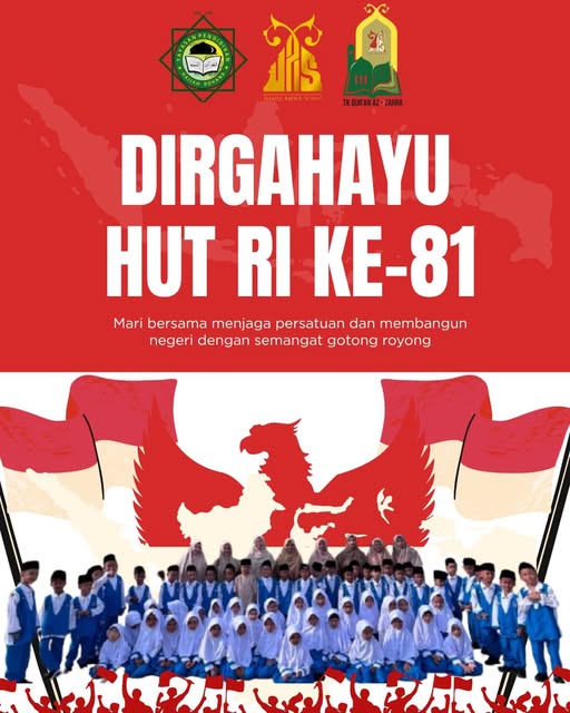 Dirgahayu HUT RI ke-81, dari Instagram @tk_quran_az_zahra